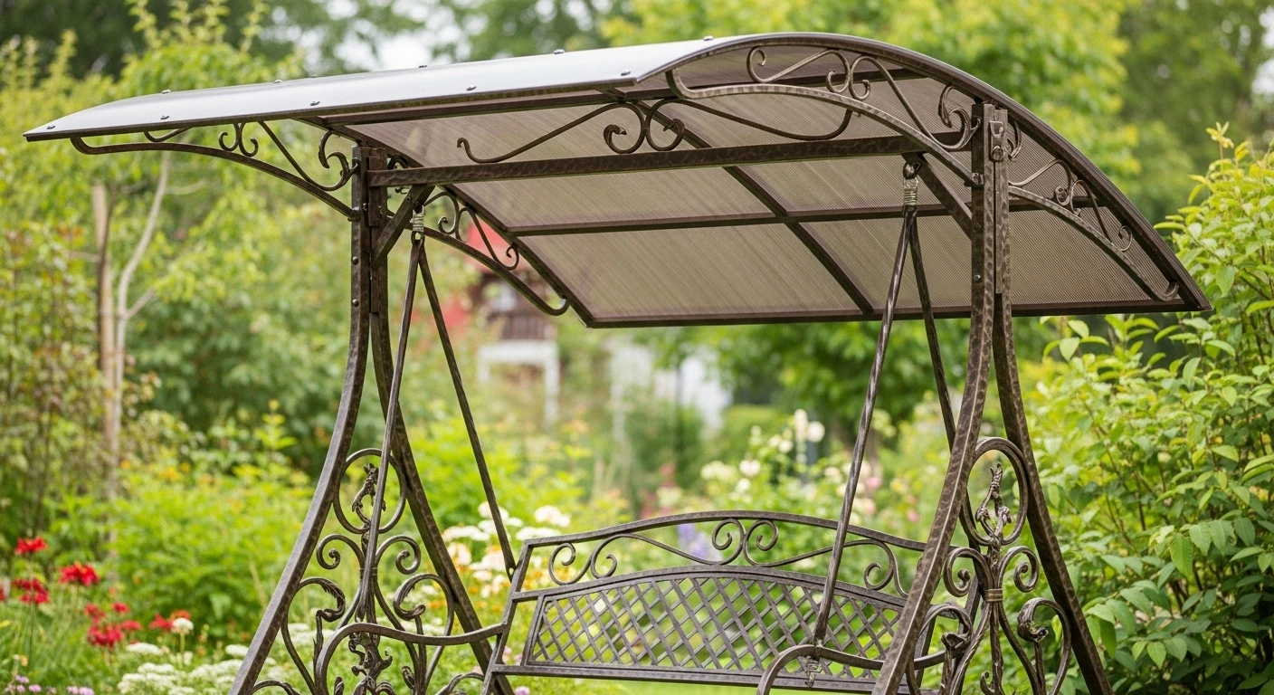 Качели садовые кованые