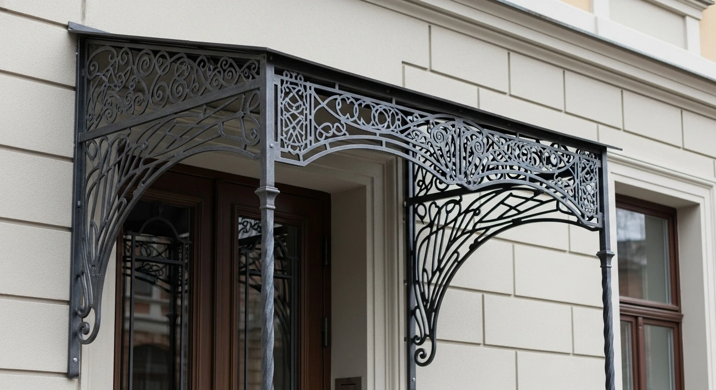 Козырек 'Ковка-Модерн'