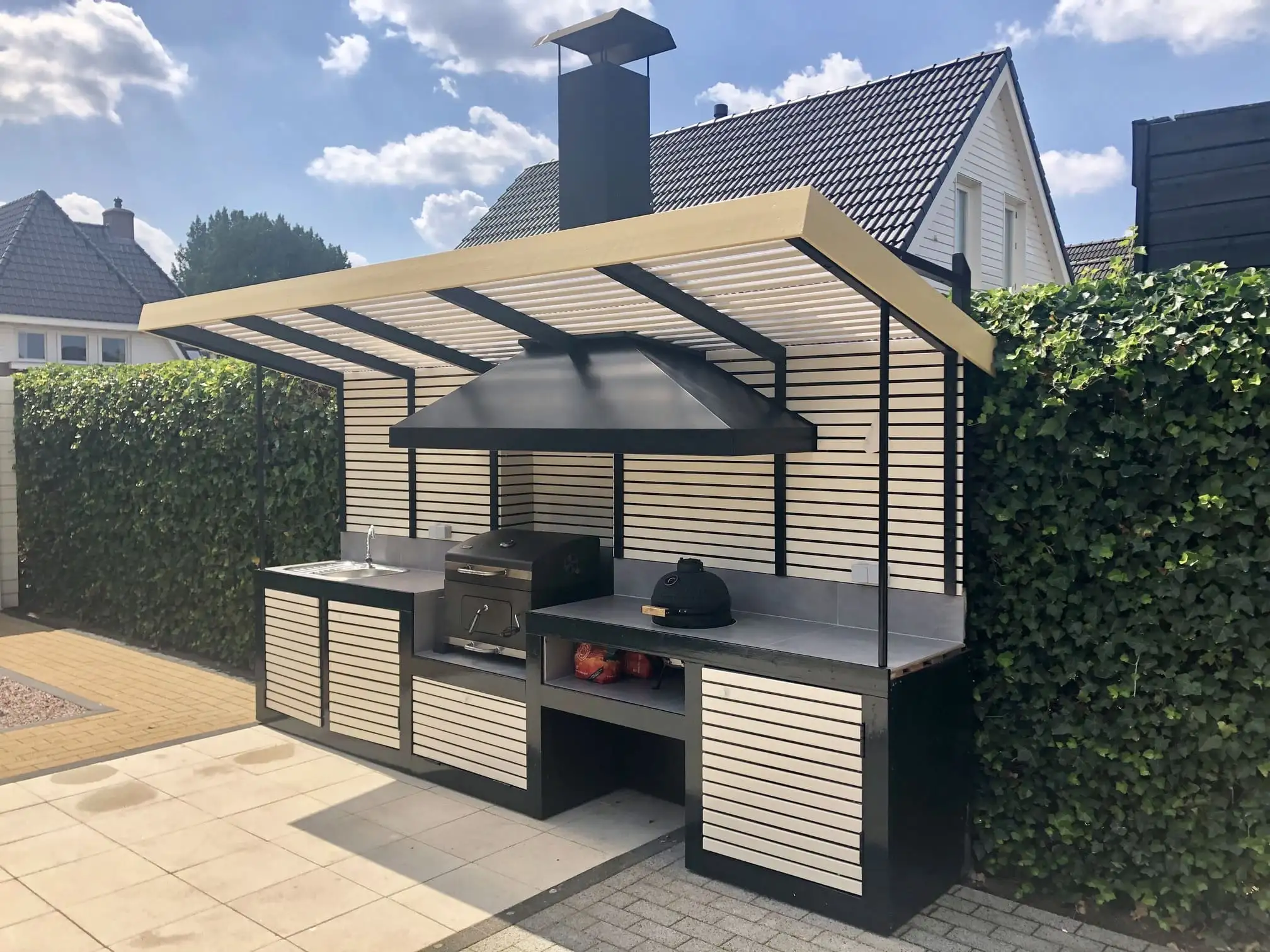 Мангал с крышей для улицы — комфорт и стиль